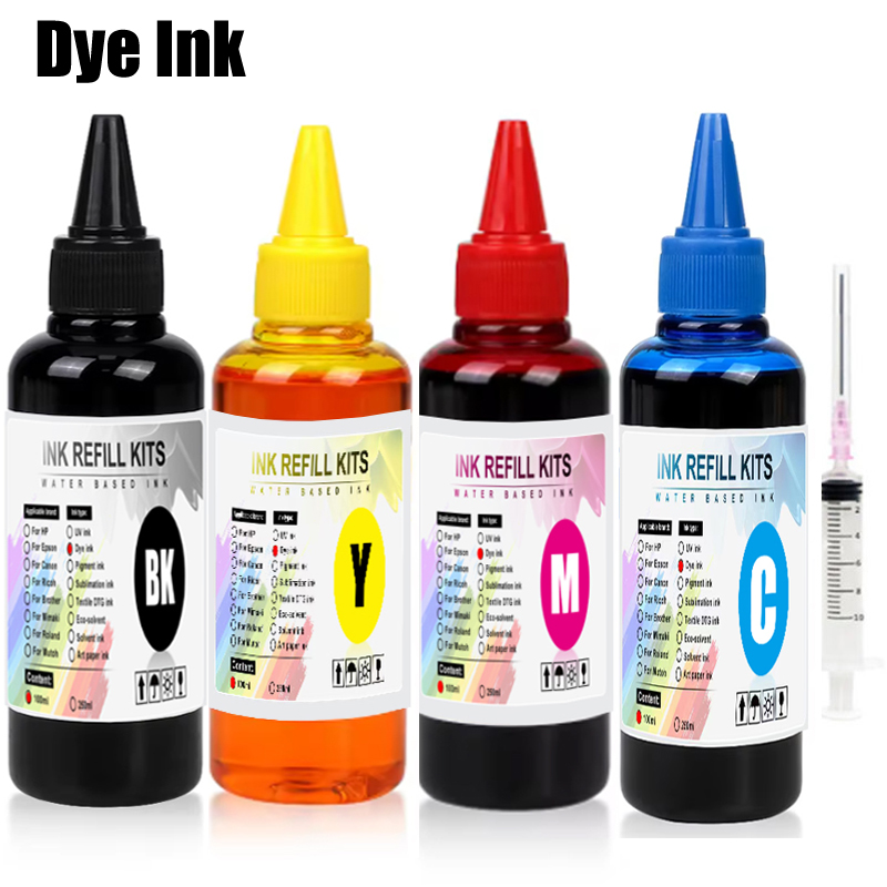100ml Universal Dye Ink BK C M - đánh giá và giá Sublimation Ink 100Ml