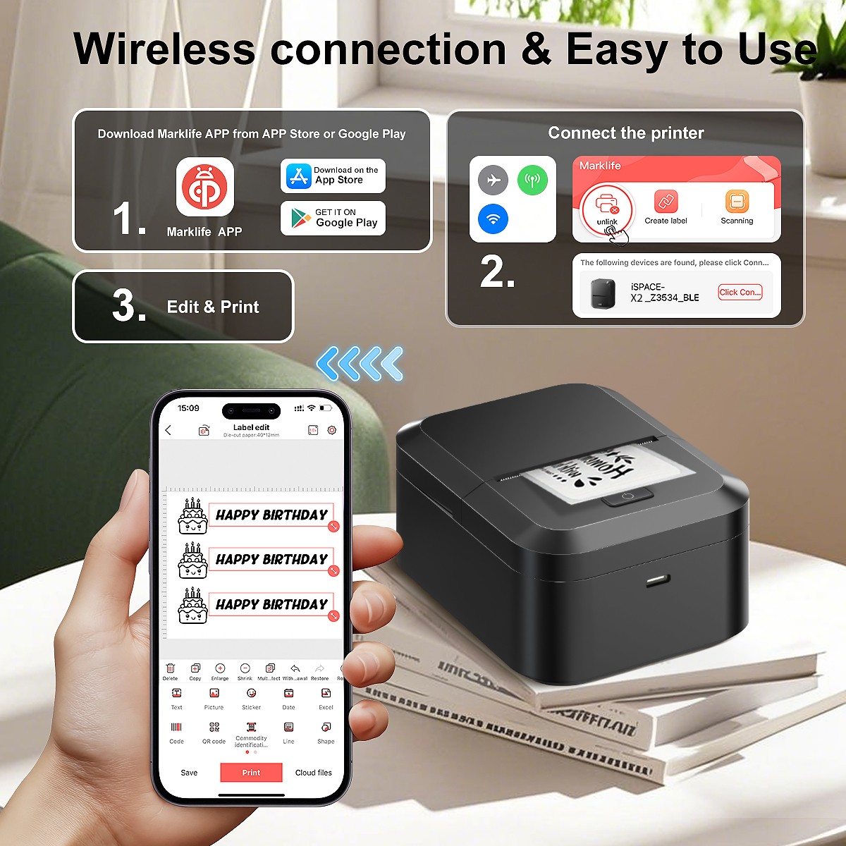 Marklife X2 Portable Thermal P - đánh giá và giá Commercial Printing Network