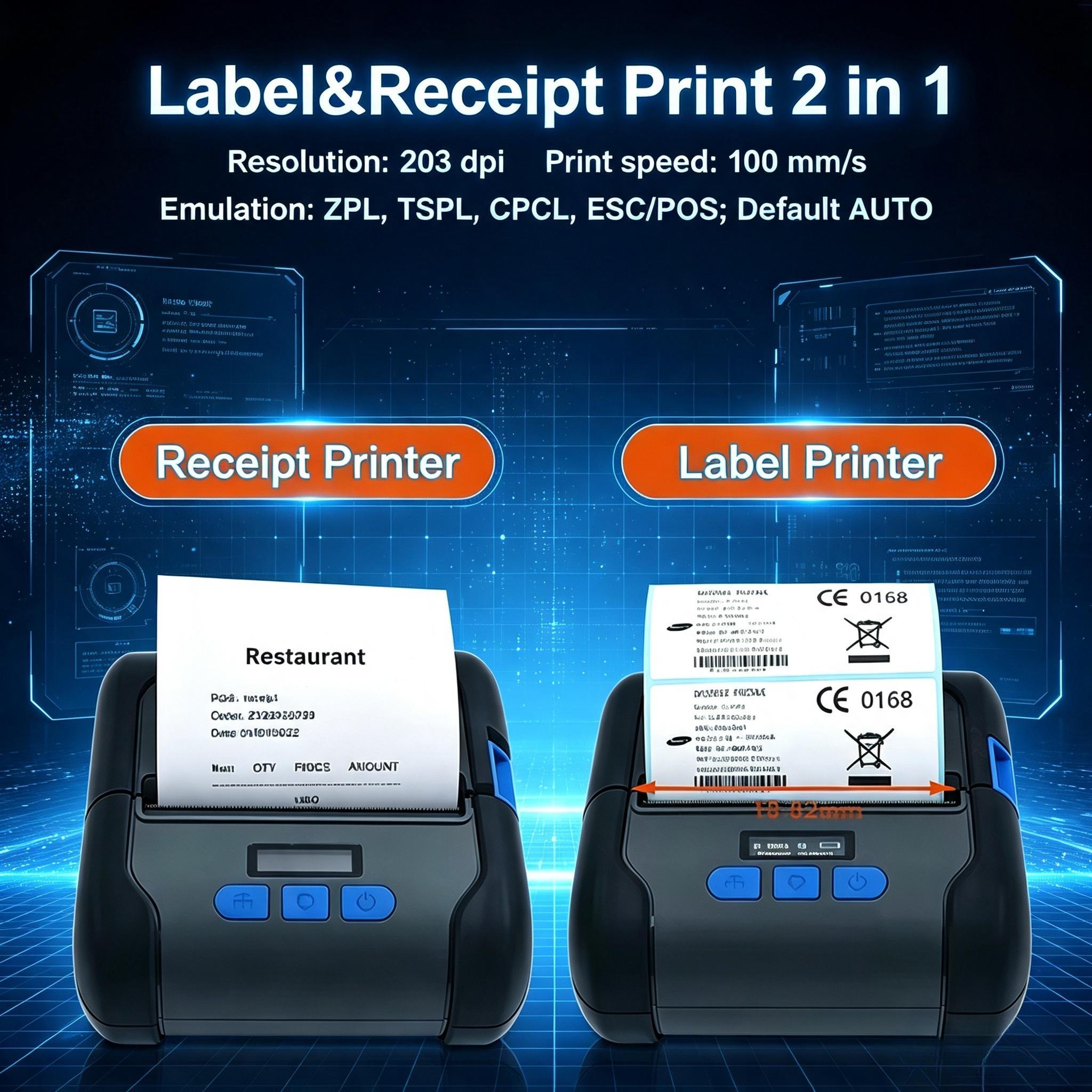 Soonpos 80mm Portable Thermal  - đánh giá và giá Commercial Printing Network